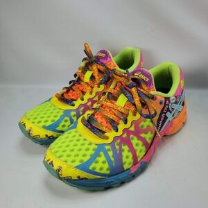 ASICS Gel-Noosa Tri 9 Running Shoes Women 6 Multicolor Neon T458N Retro Rare